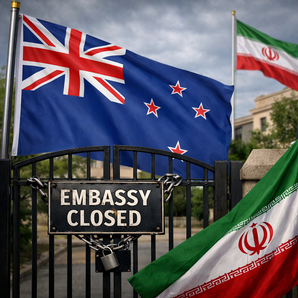 ইরানে দূতাবাস বন্ধ করেছে নিউজিল্যান্ড