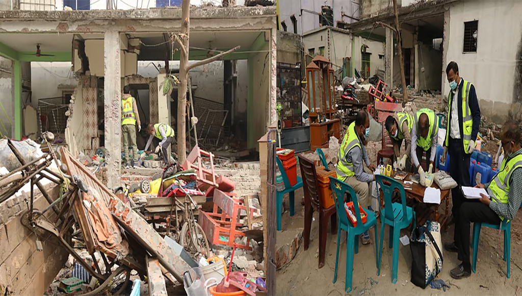 মাদ্রাসায় ভয়াবহ বিস্ফোরণের পর বোমা তৈরির সরঞ্জাম উদ্ধার