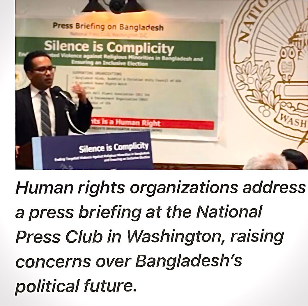 Bangladesh’s Democracy and Minorities at Existential Risk, U.S.-Based Human Rights Groups Warn