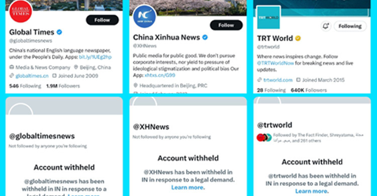 চীন-তুরস্কের একাধিক মিডিয়া অ্যাকাউন্ট নিষিদ্ধ করলো ভারত