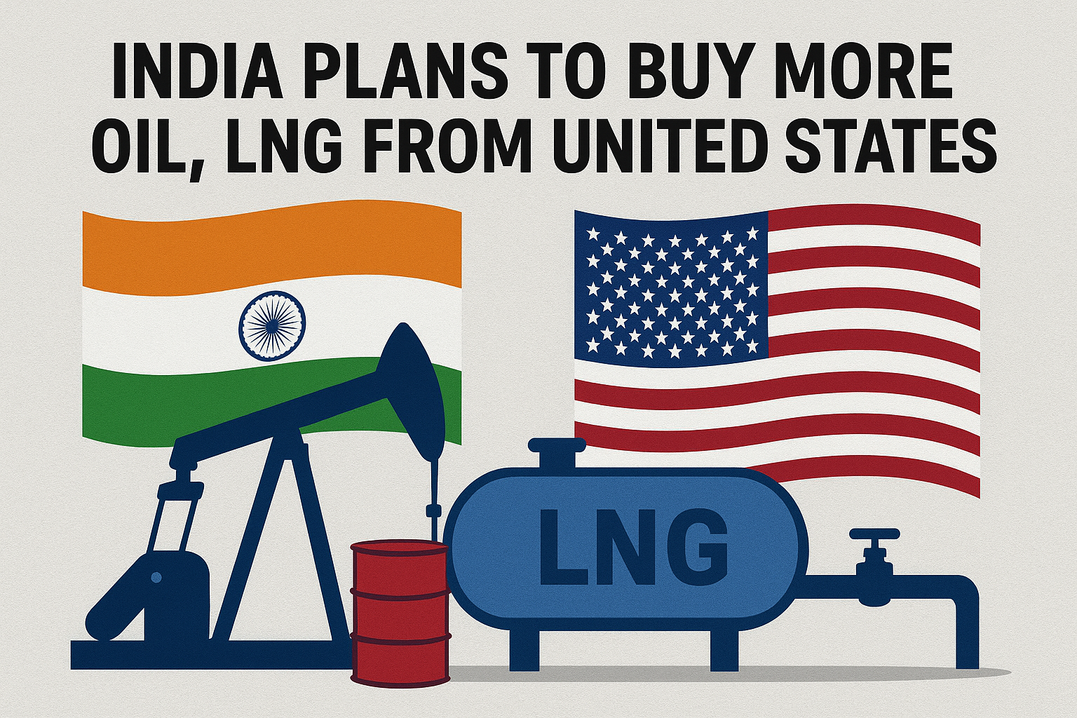 যুক্তরাষ্ট্র থেকে আরও বেশি তেল-গ্যাস কেনার কথা চিন্তা করছে ভারত