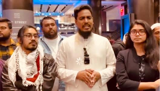 নিউইয়র্কে ডিম নিক্ষেপ ঘটনায় প্রতিক্রিয়া: “স্বৈরাচার হাসিনার গুলি ভয় পাইনি, ডিমেও কিছু যায় আসে না”—আখতার হোসেন