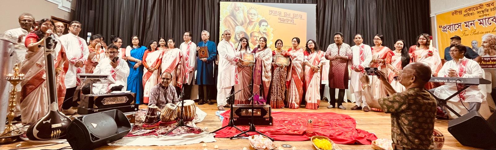 Five Poets in Our Hearts Abroad—Rabindra Academy of USA Celebrates Bengali Literary Heritage; Distinguished Writer Jiban Chowdhury Honored with Lifetime Achievement Award